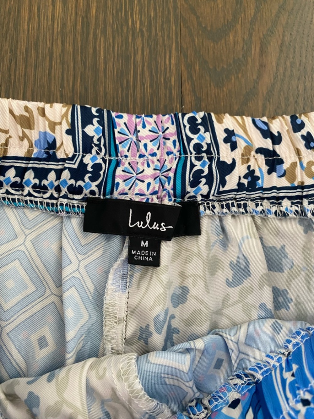 Lulu's Blue Multi-Print Matching Set - Picture 4 of 6